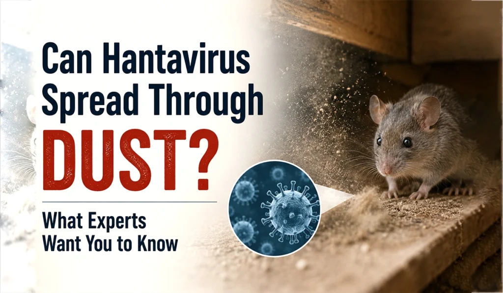 Hantavirus: Complete Guide to Symptoms, Transmission, Prevention, and Risks in 2026 6 Diagram showing hantavirus transmission from rodents to humans.